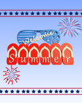 July 4th Summer Sign